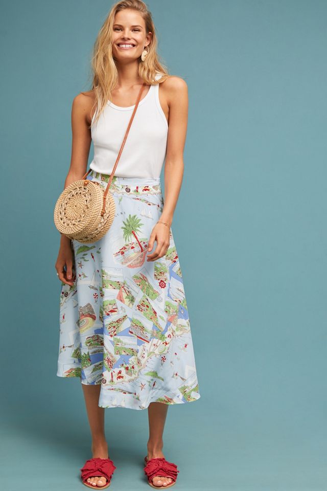 Souvenir Silk Skirt #1