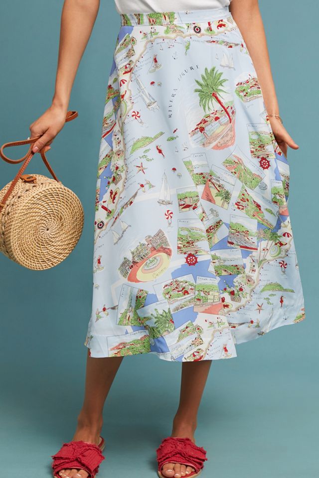 Souvenir Silk Skirt #2