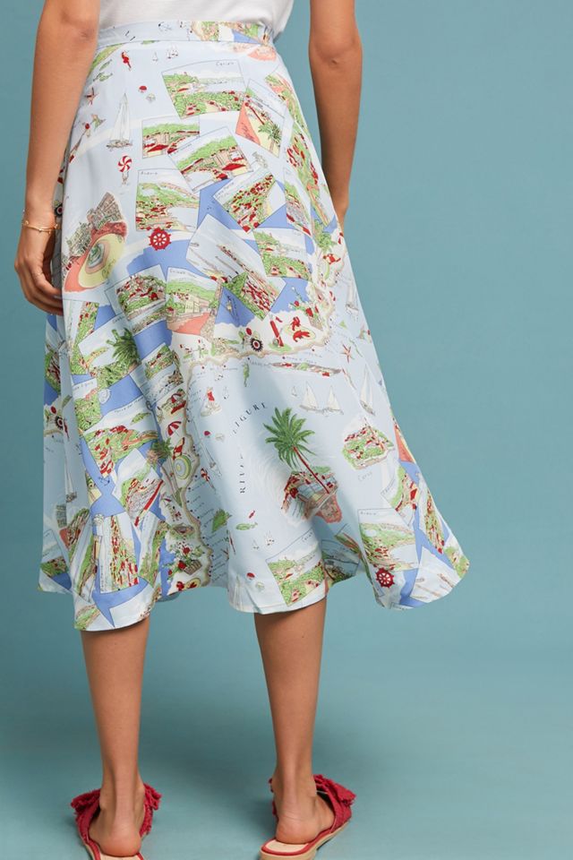 Souvenir Silk Skirt #3