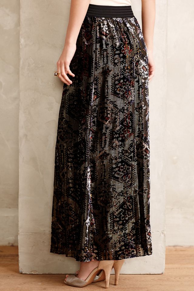 Rhiannon Velvet Burnout Skirt #1