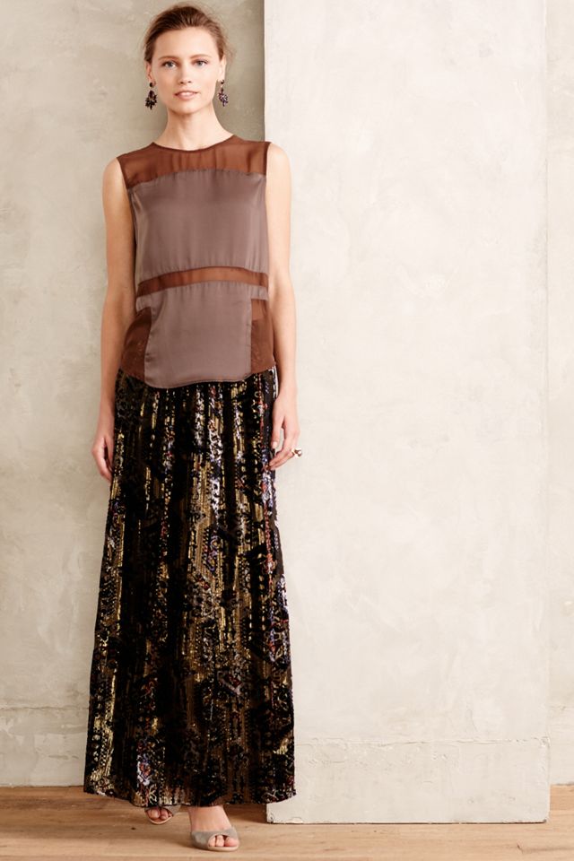Rhiannon Velvet Burnout Skirt #2