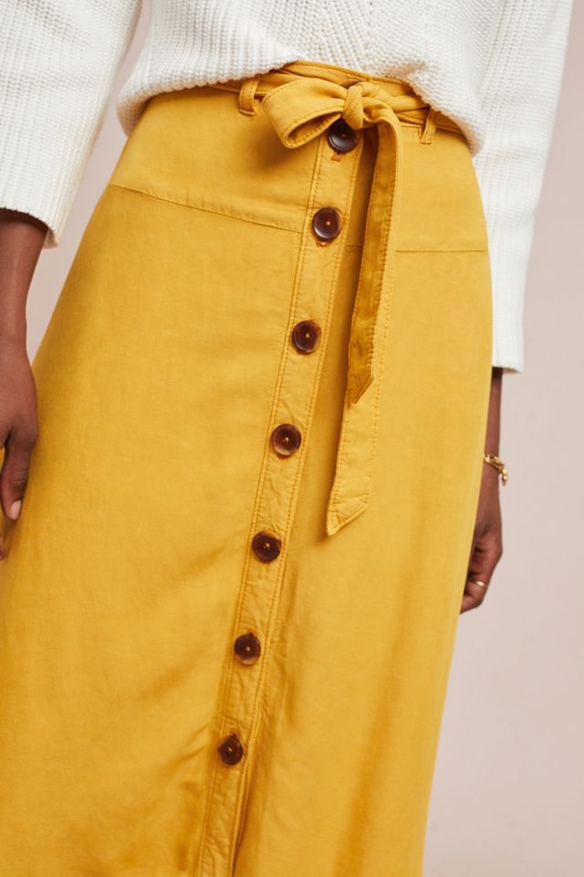 Buttondown Chino Skirt #3
