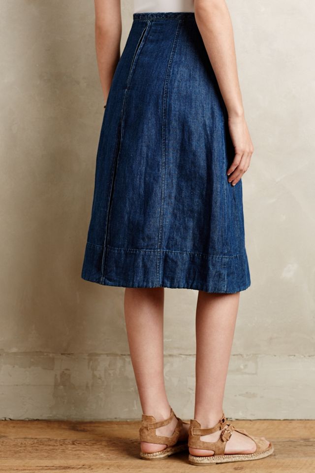 Buttondown Denim Skirt #1