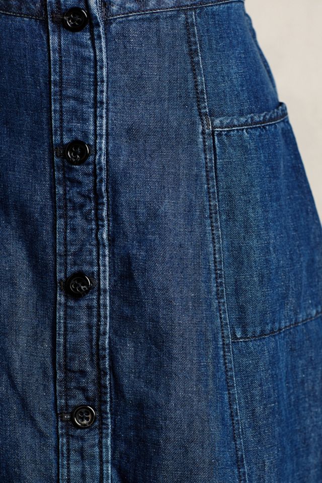 Buttondown Denim Skirt #3