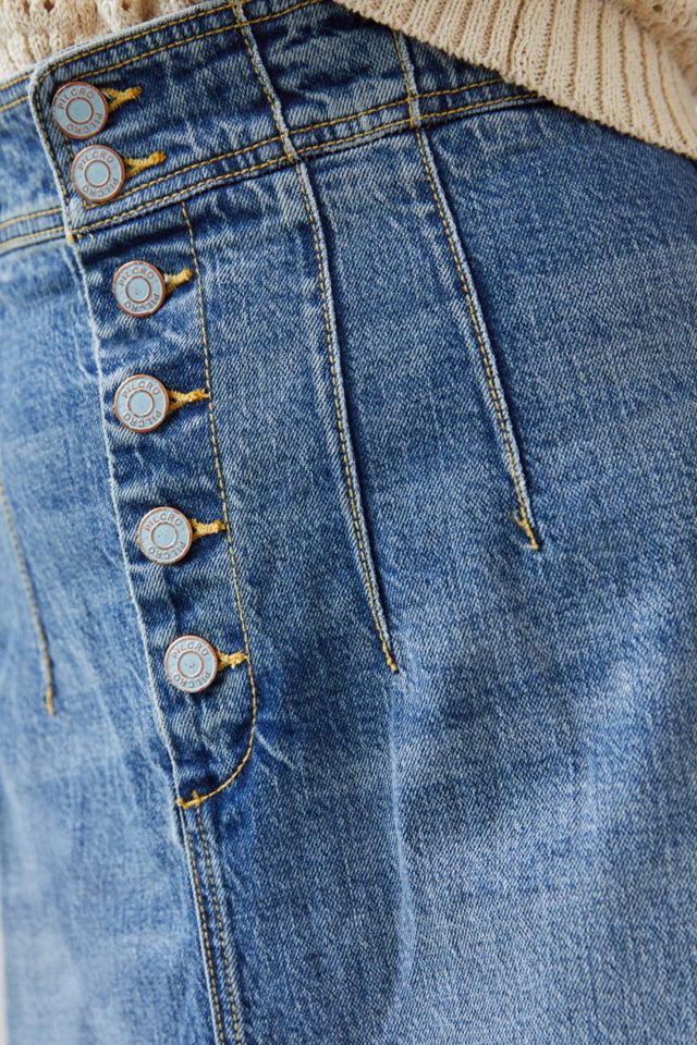 Pilcro Slim Denim Midi Skirt #1