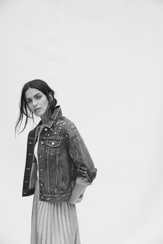 Pleated Metallic Skirt #5