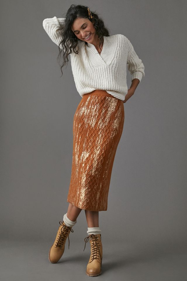 Anthropologie 2025 sweater skirt