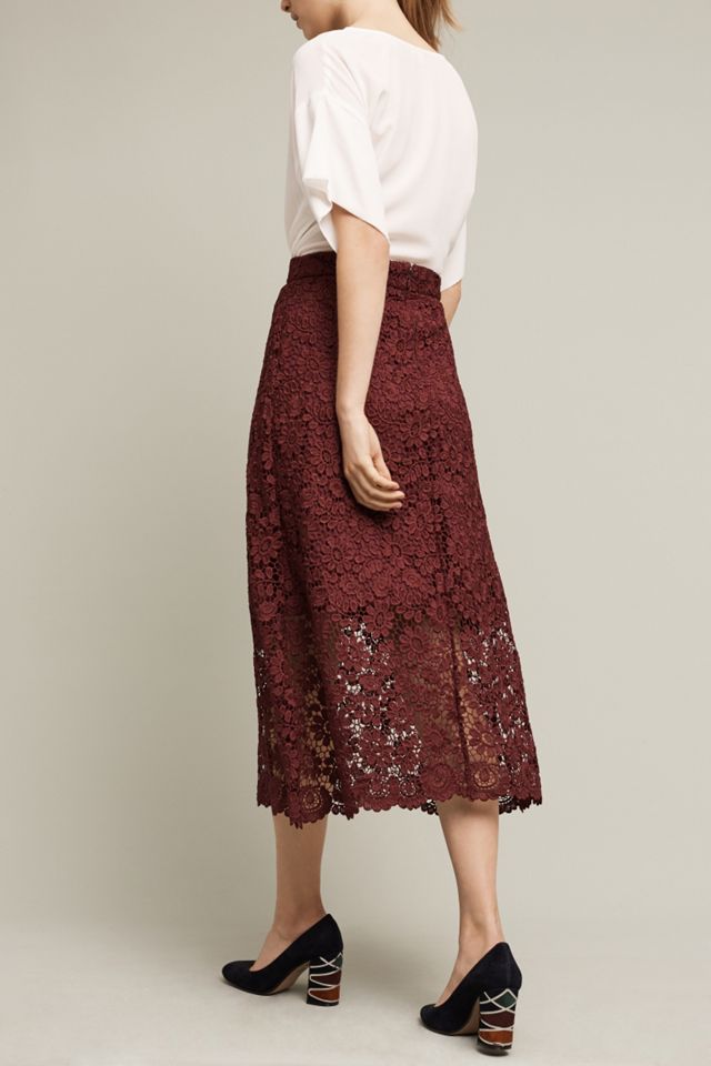 Laced Artifact Midi Skirt #2