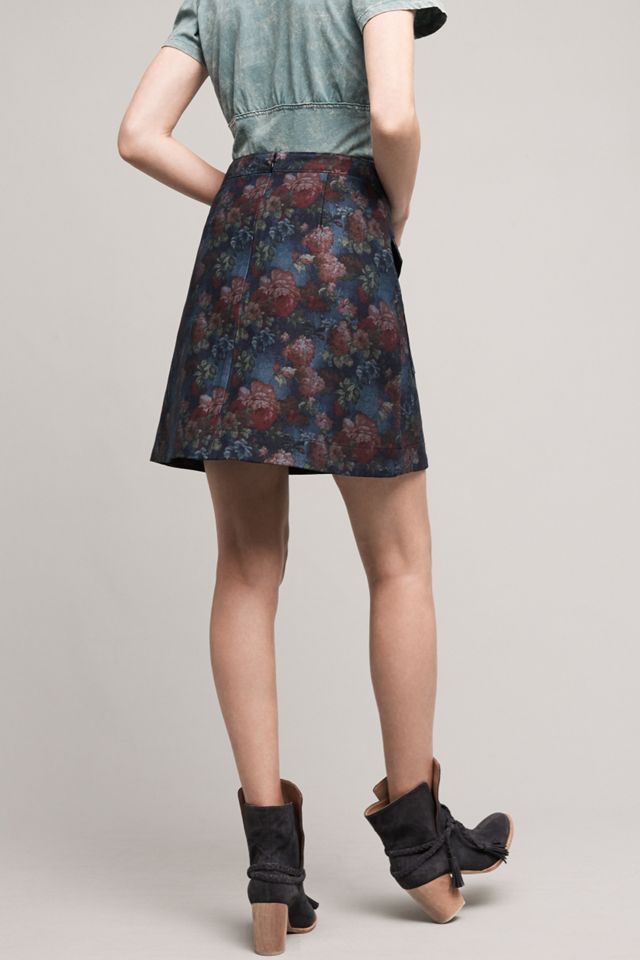 Midnight Blooms Mini Skirt #3