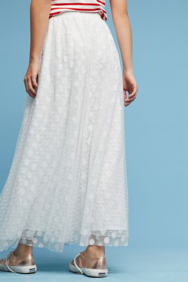 Dotted Tulle Maxi Skirt #2