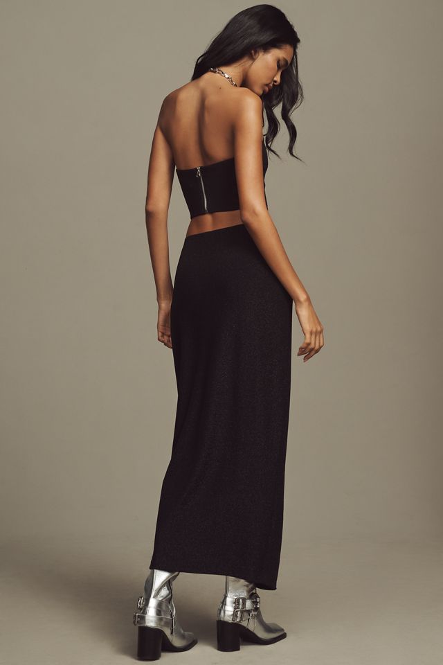 Lamarque Ainslee Side-Knot Maxi Skirt #1