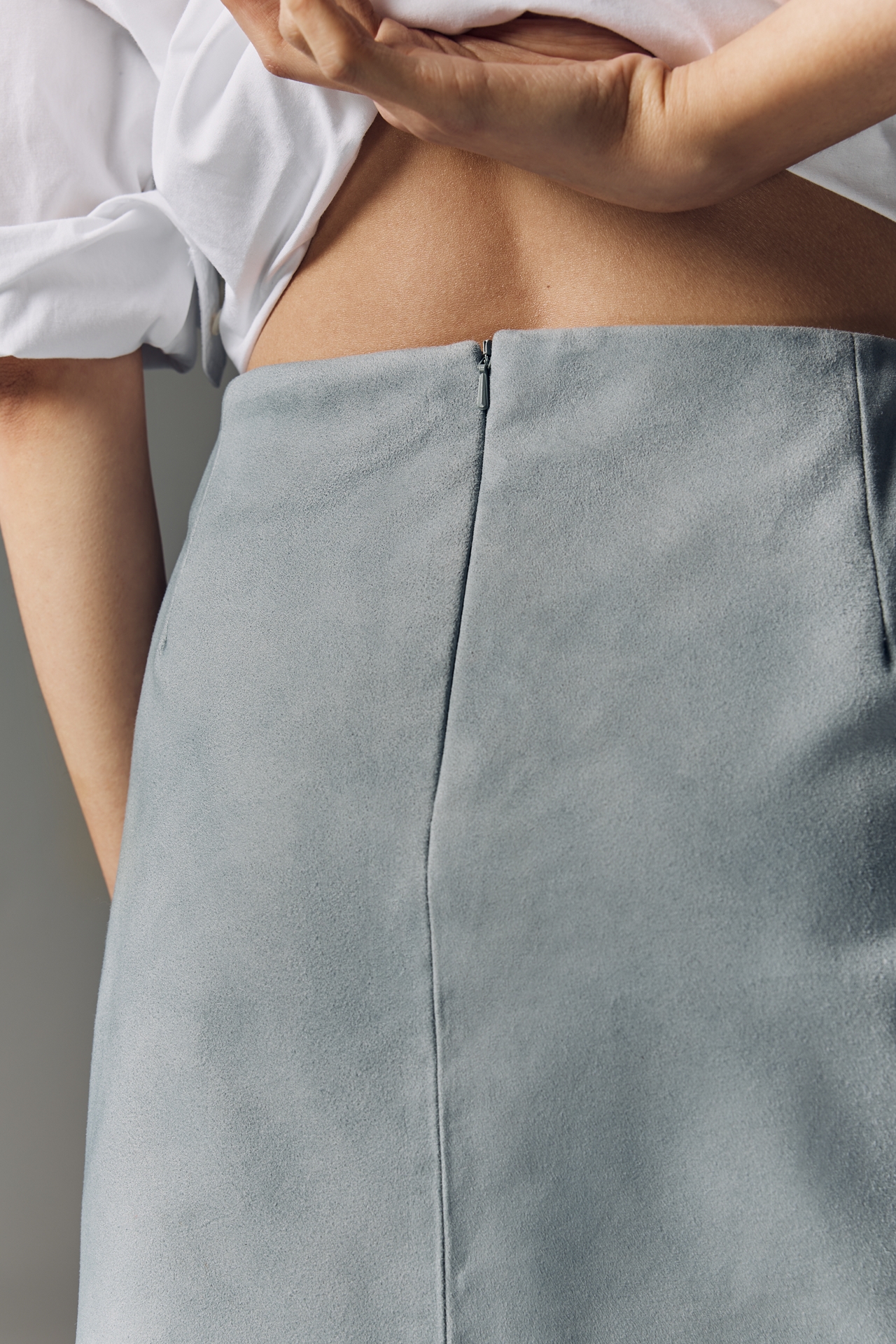 Lamarque Jorden Suede Mini Skirt