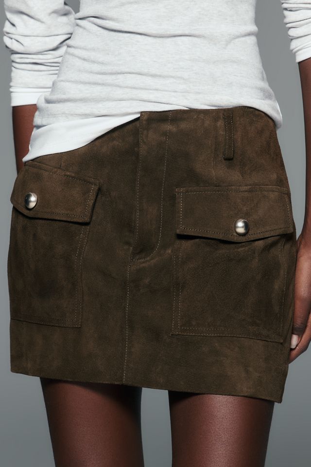Lamarque Kasia Suede Mini Skirt #1
