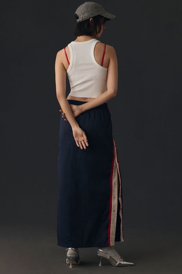 Maeve Sporty Stripe Maxi Skirt #4