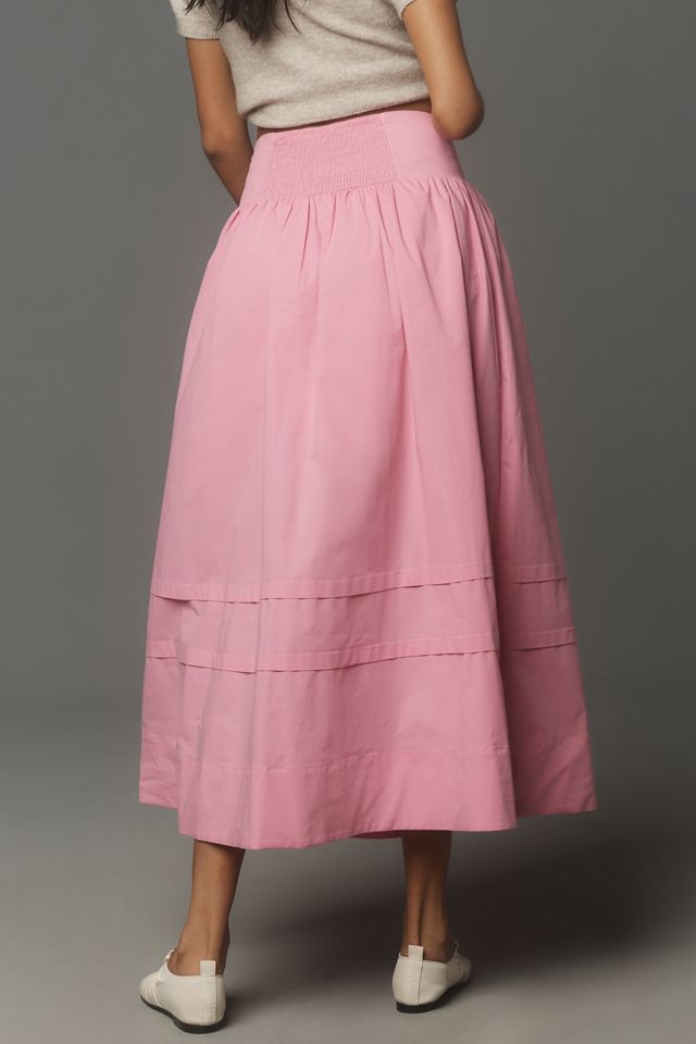 Maeve Button-Waist Midi Skirt #3