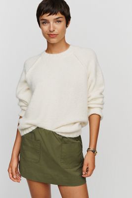 Maeve Chopped Blazer Mini Skirt