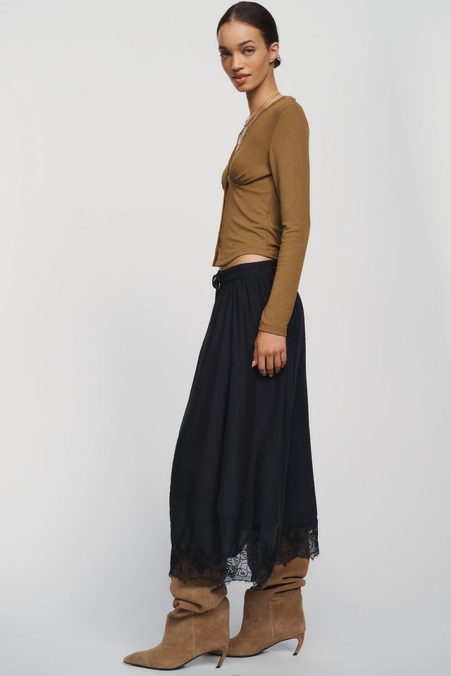 By Anthropologie Reverie Midi Skirt #2