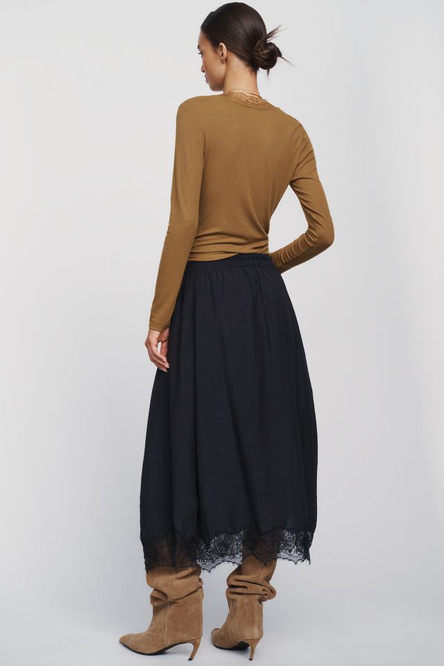 By Anthropologie Reverie Midi Skirt #3
