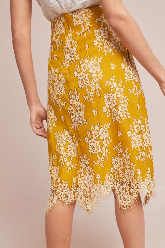 Isabella Lace Pencil Skirt #1
