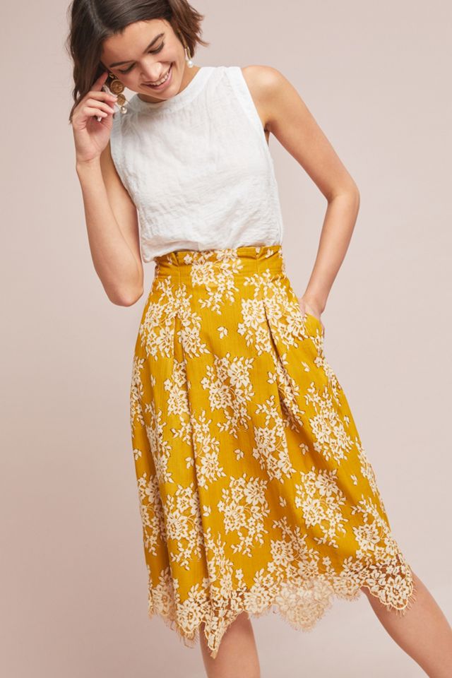 Isabella Lace Pencil Skirt #3