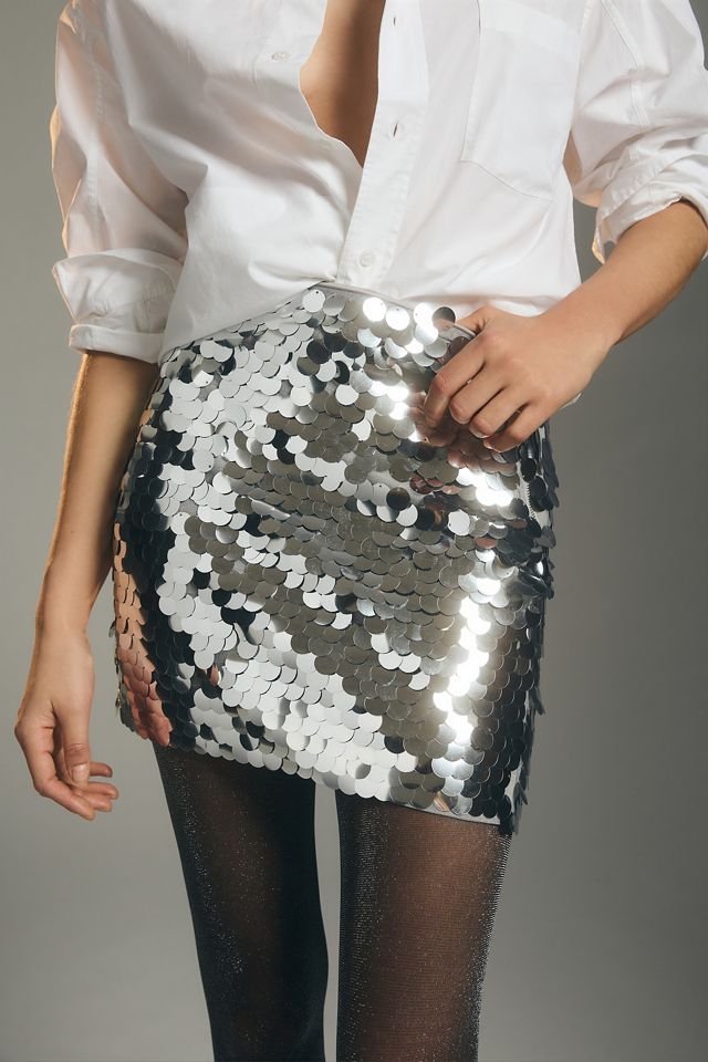 Endless Rose Sequin Mini Skirt #3