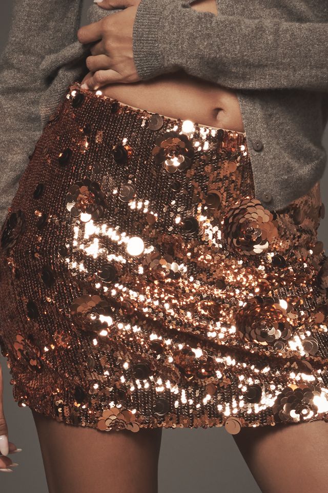 Endless Rose Sequin Mini Skirt #1