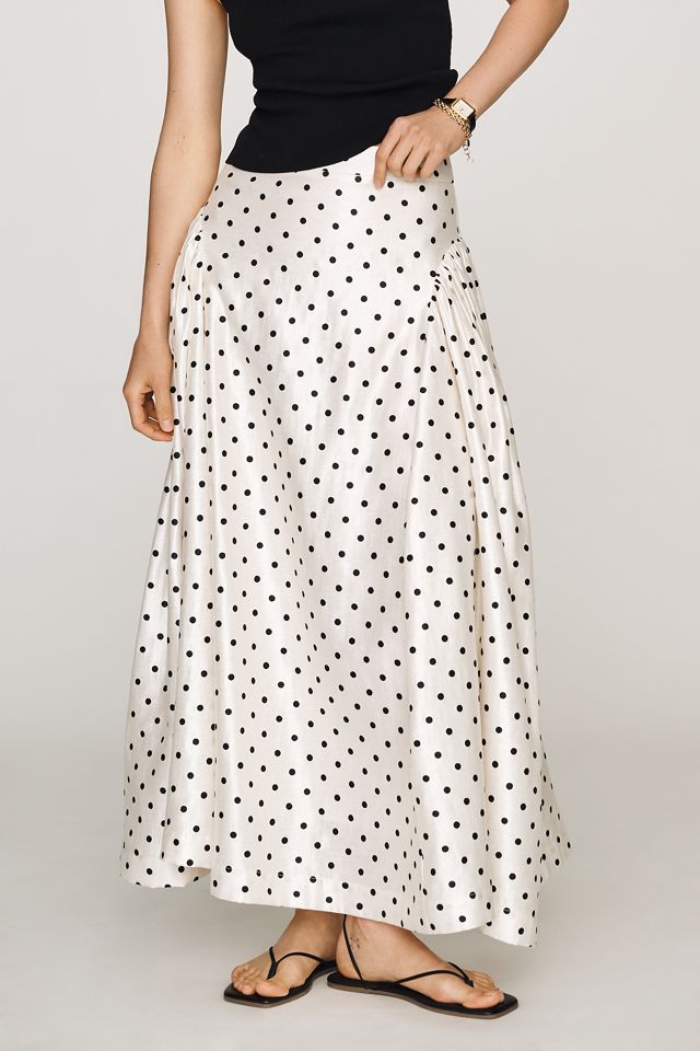 Endless Rose Polka Dot Midi Skirt #1