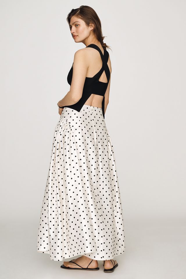 Endless Rose Polka Dot Midi Skirt #2