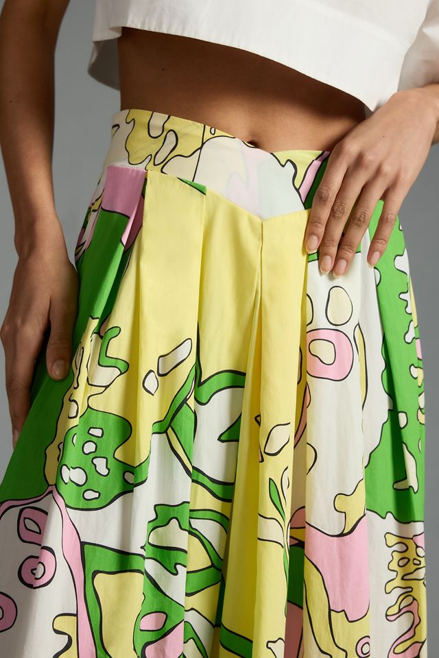 SWF Floral V-Front Maxi Skirt #4