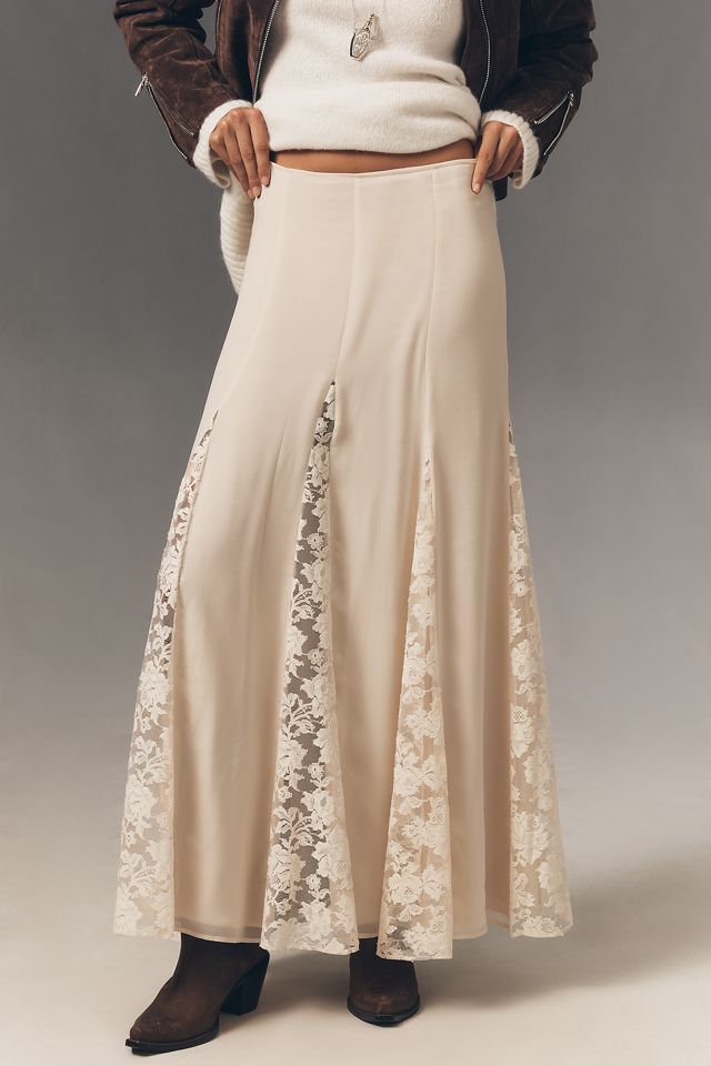 Shona Joy Presley Paneled Maxi Skirt #1