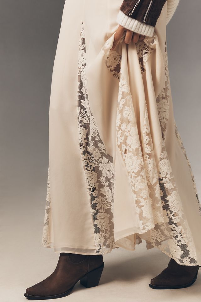 Shona Joy Presley Paneled Maxi Skirt #3