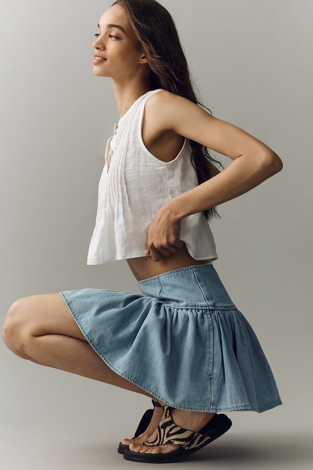Shona Joy Elsworth Cotton Mini Skirt #1