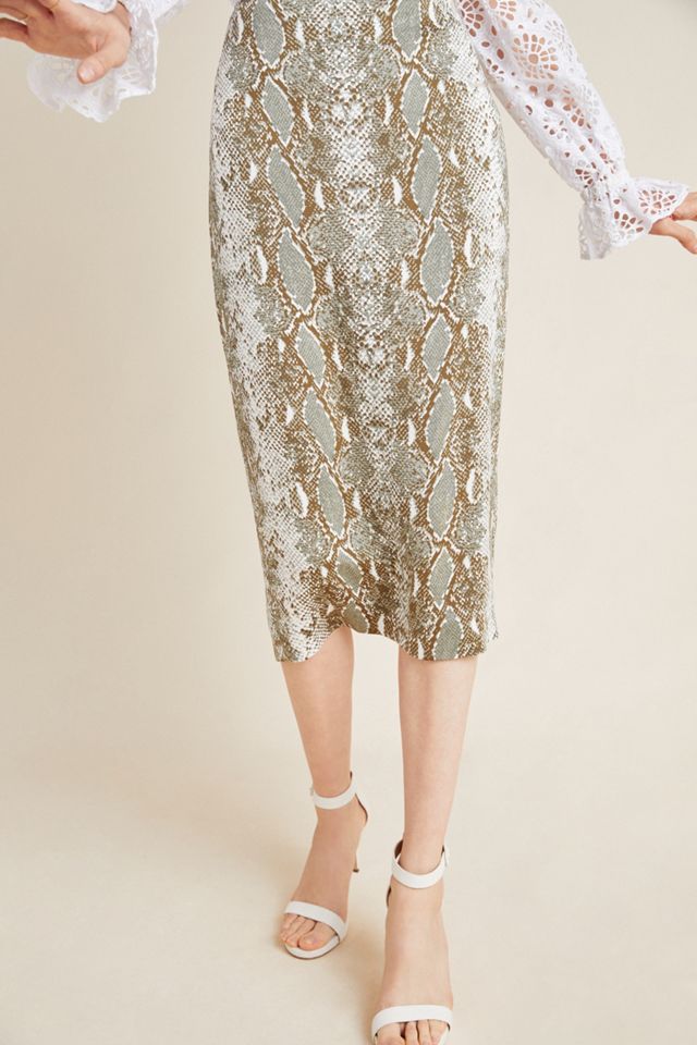 Diane von Furstenberg Python Pencil Skirt #3
