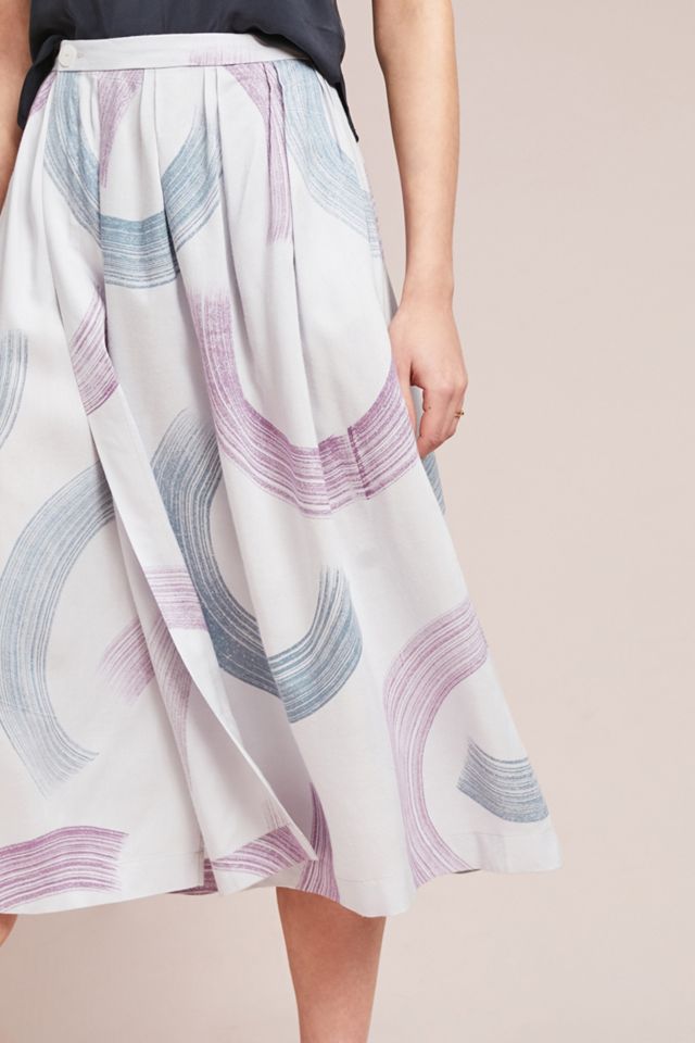 Handpainted Wrap Skirt #3