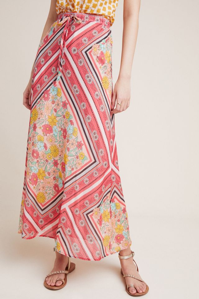 Victoria Scarf-Printed Midi Skirt #2