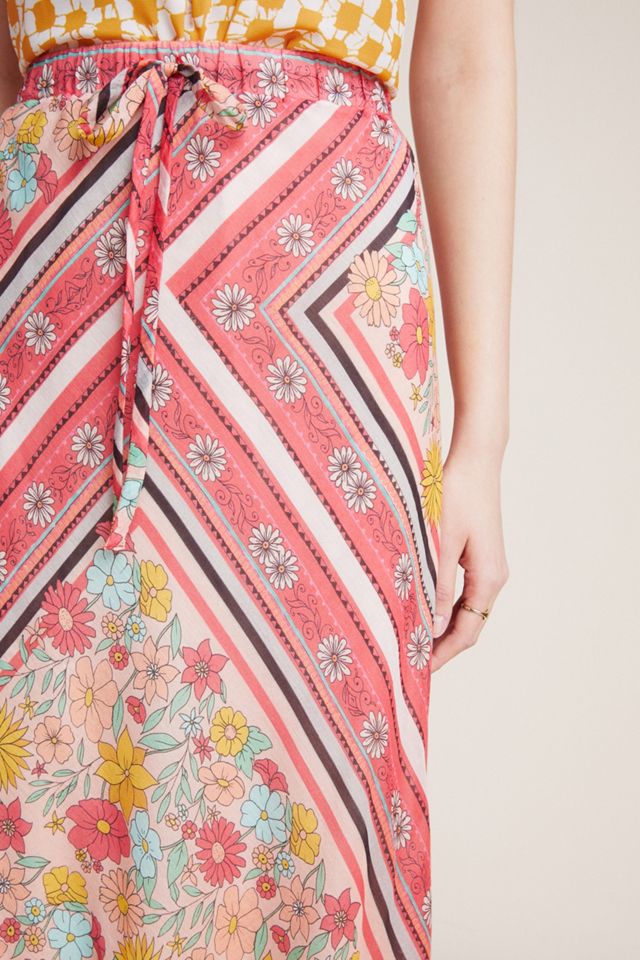 Victoria Scarf-Printed Midi Skirt #3