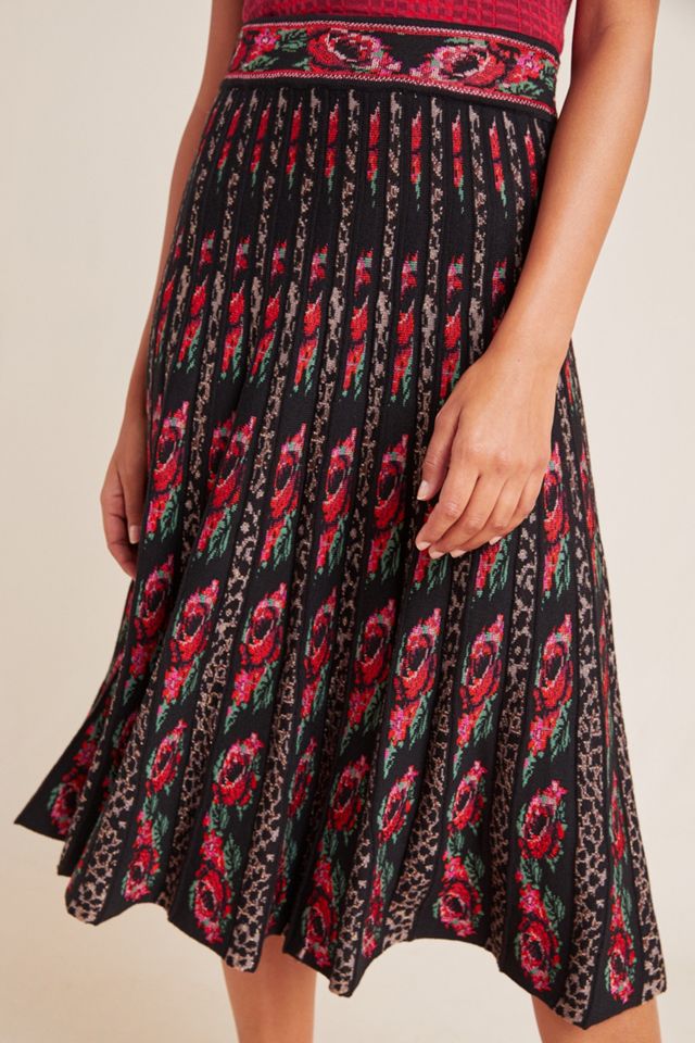 最SALE☆ラス1即納【Anthro】Roselle Sweater Midi Skirt Size:S Cecilia Prado Roselle Sweater Midi Skirt | Anthropologie