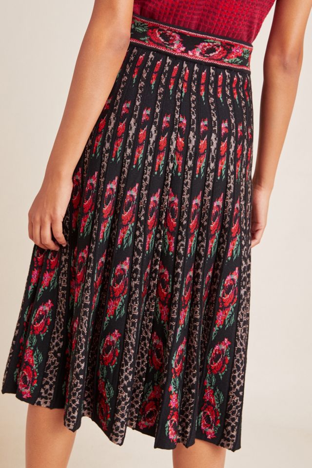 最SALE☆ラス1即納【Anthro】Roselle Sweater Midi Skirt Size:S Cecilia Prado Roselle Sweater Midi Skirt | Anthropologie