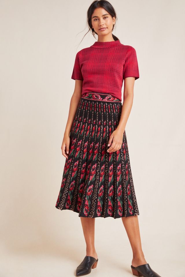 最SALE☆ラス1即納【Anthro】Roselle Sweater Midi Skirt Size:S Cecilia Prado Roselle Sweater Midi Skirt | Anthropologie