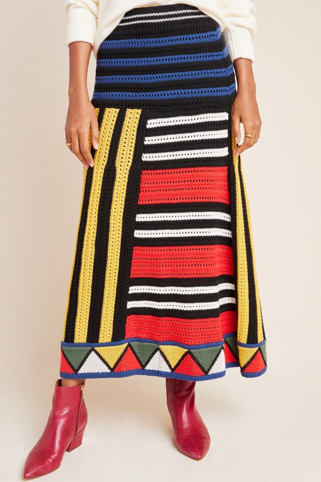 Farm Rio Miro Sweater Midi Skirt #3