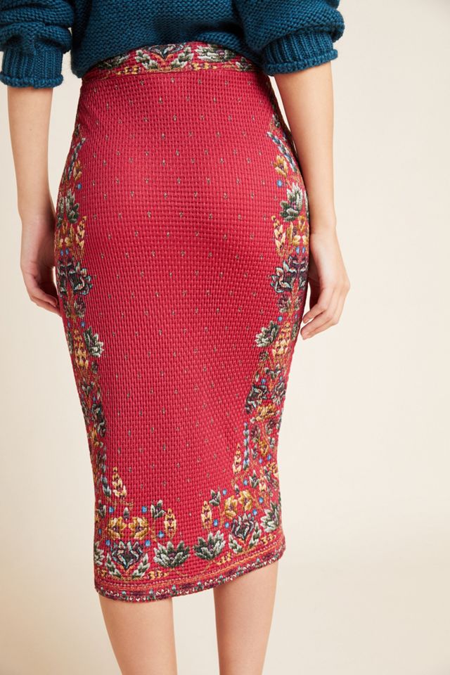 Farm Rio Catalina Knit Pencil Skirt #1