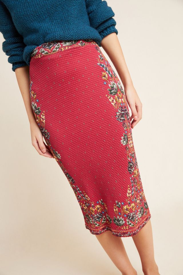 Farm Rio Catalina Knit Pencil Skirt #3
