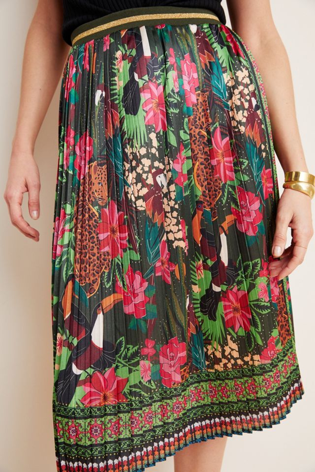 Gonna Midi Plissettata Farm Rio Bosque #1