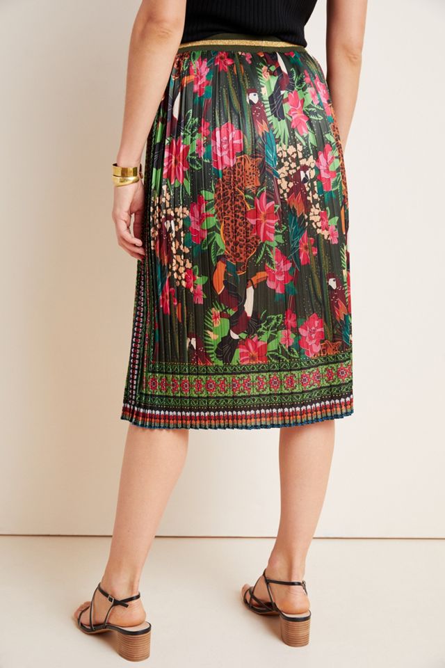 Gonna Midi Plissettata Farm Rio Bosque #2