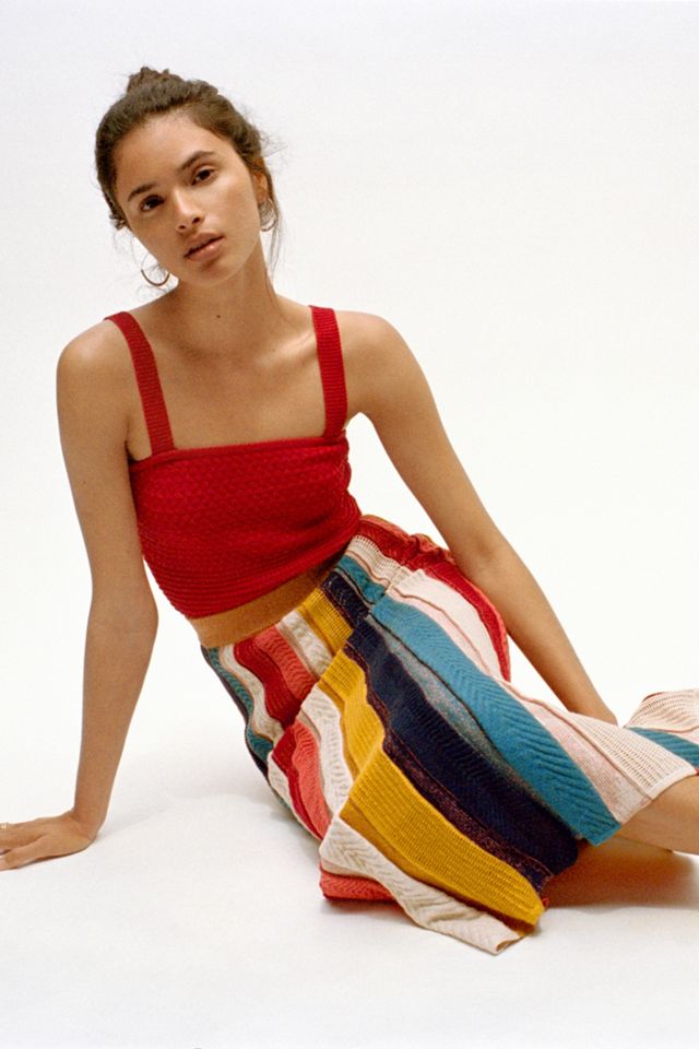 Farm Rio Jimena Knit Maxi Skirt | Anthropologie