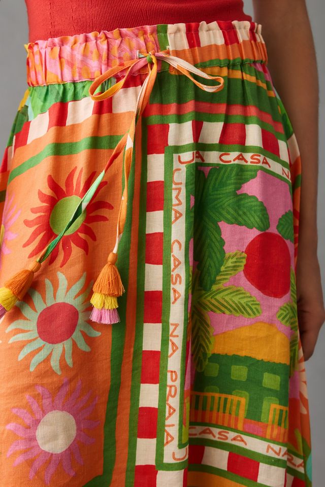 Farm Rio Vibrance Maxi Skirt | Anthropologie