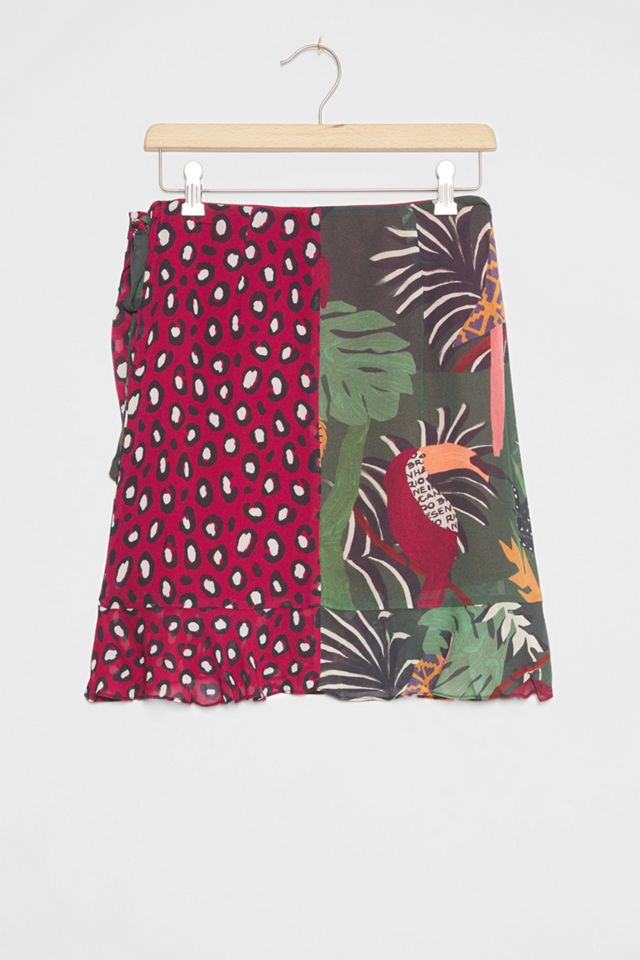 Farm Rio Belen Wrap Mini Skirt #1