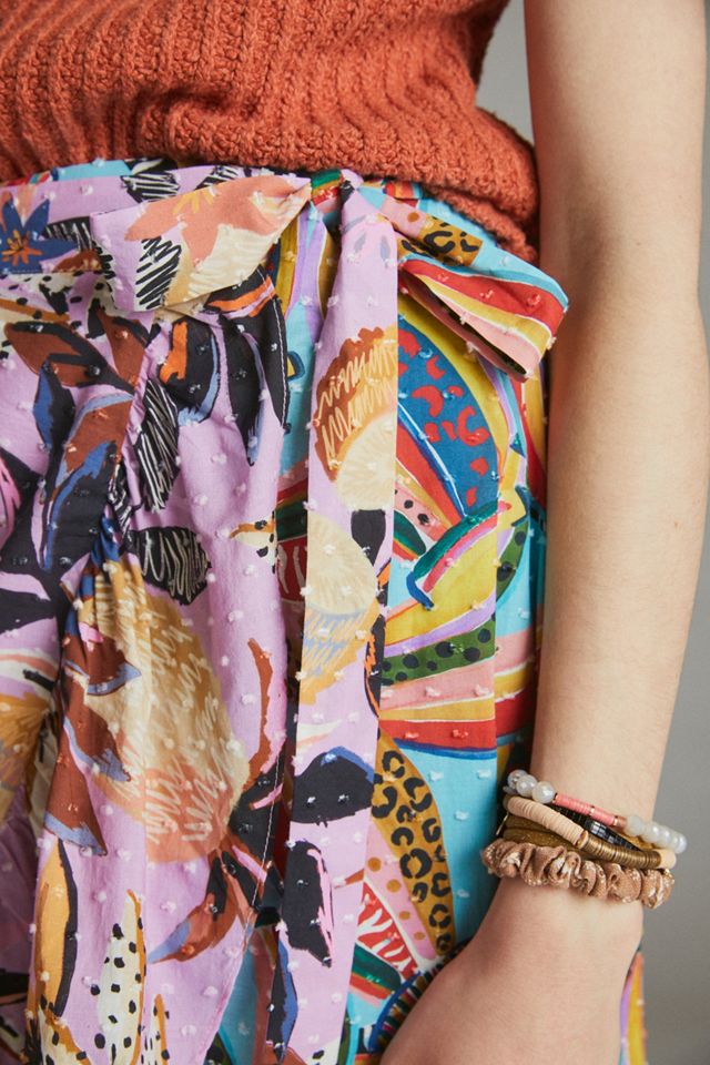 Farm Rio Teodora Wrap Midi Skirt | Anthropologie
