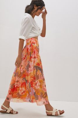 long rayon maxi dress