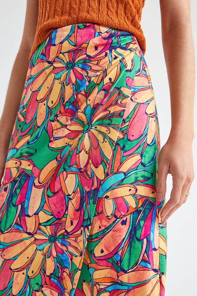Farm Rio Getaway Midi Skirt #1